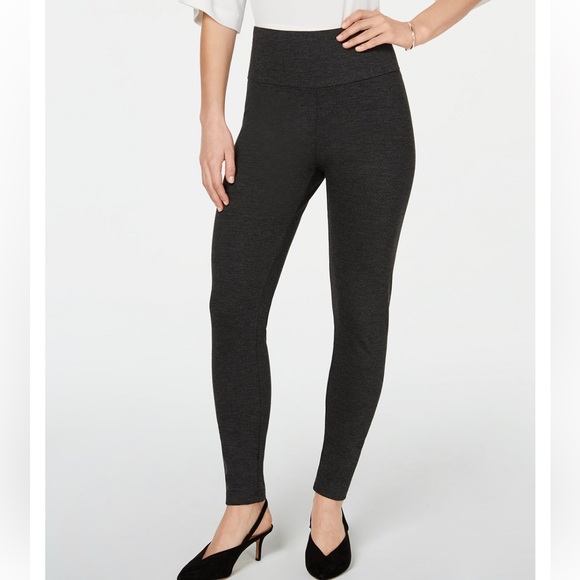 INC Heather Gray pull on skinny pants/leggings - Picture 1 of 5